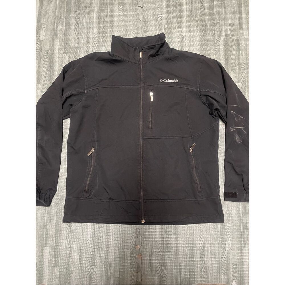 Columbia Black Jacket Size Large Men’s Full Zip